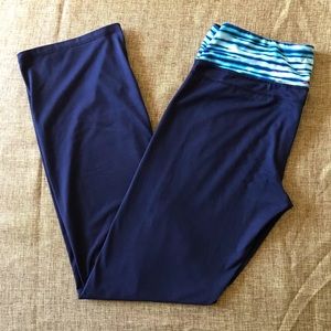 Navy blue yoga pants size large 12 14